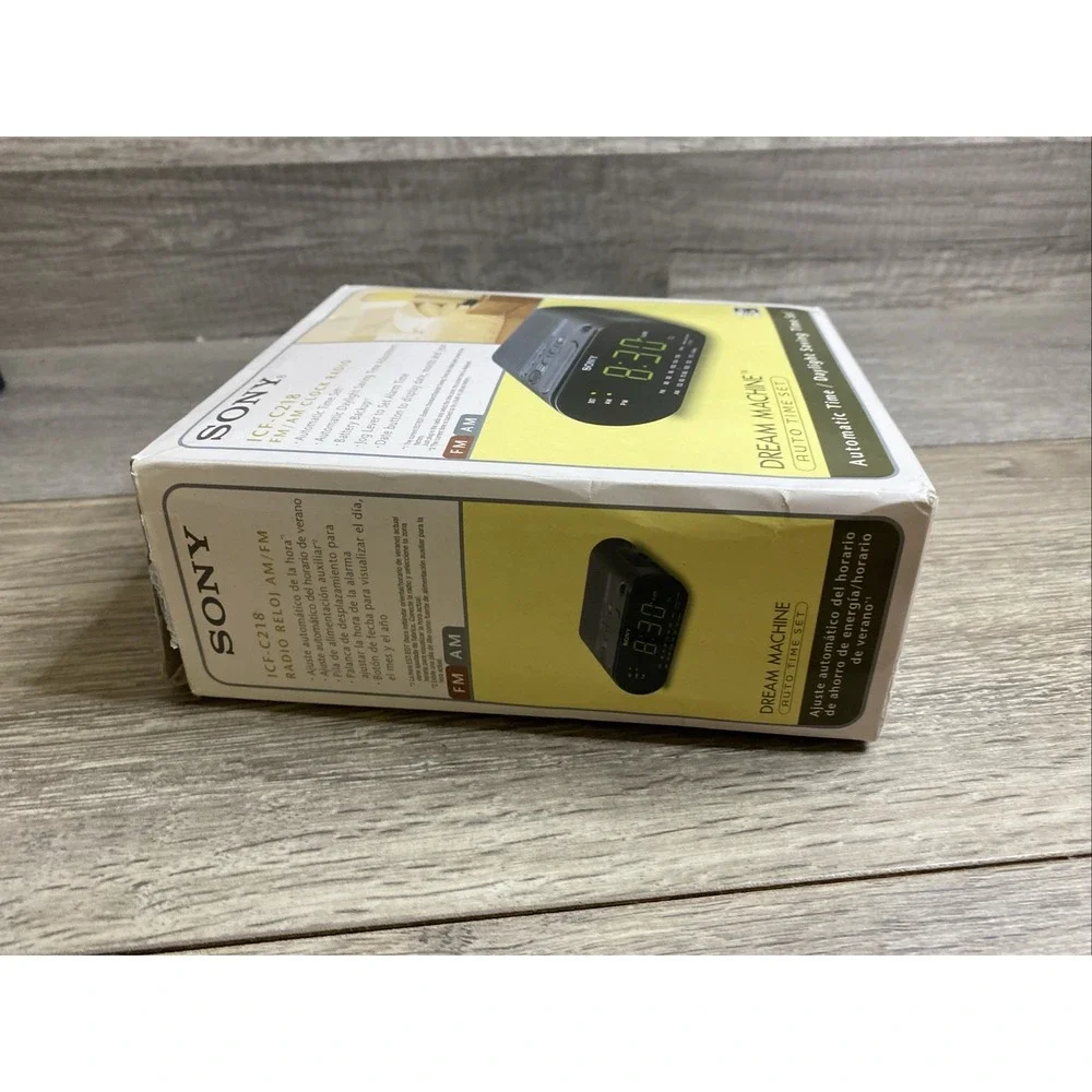 Sony ICF-C218 FM/AM Clock Radio Dream Machine NEW Open Box